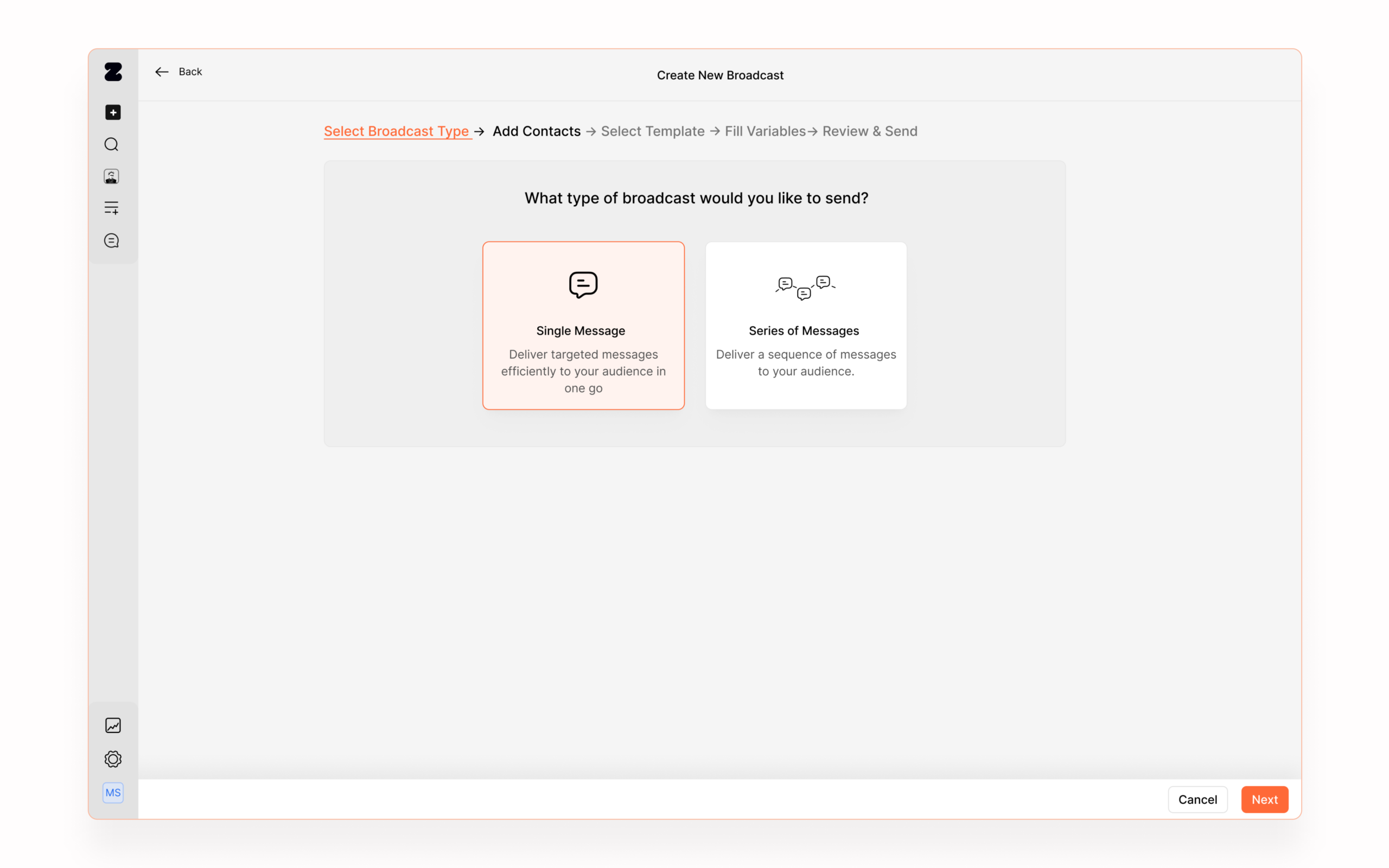 Simplified Broadcast Flow